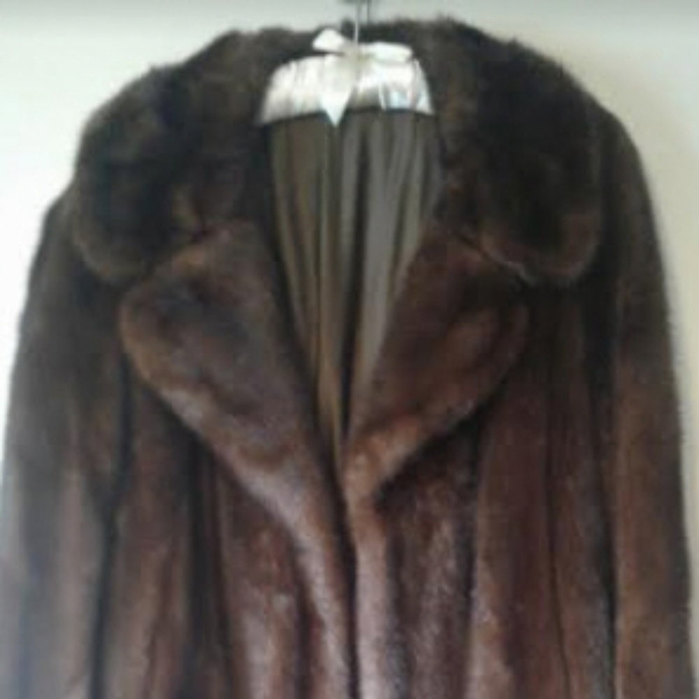 Vintage Mink Jacket Size 8 medium